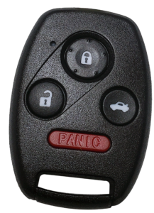 Honda car key fob with remote control buttons