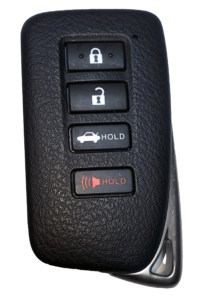 Lexus smart key fob with advanced remote features